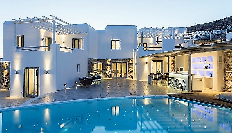 Mykonos - Complexe immobilier avec 3 nouvelles villas